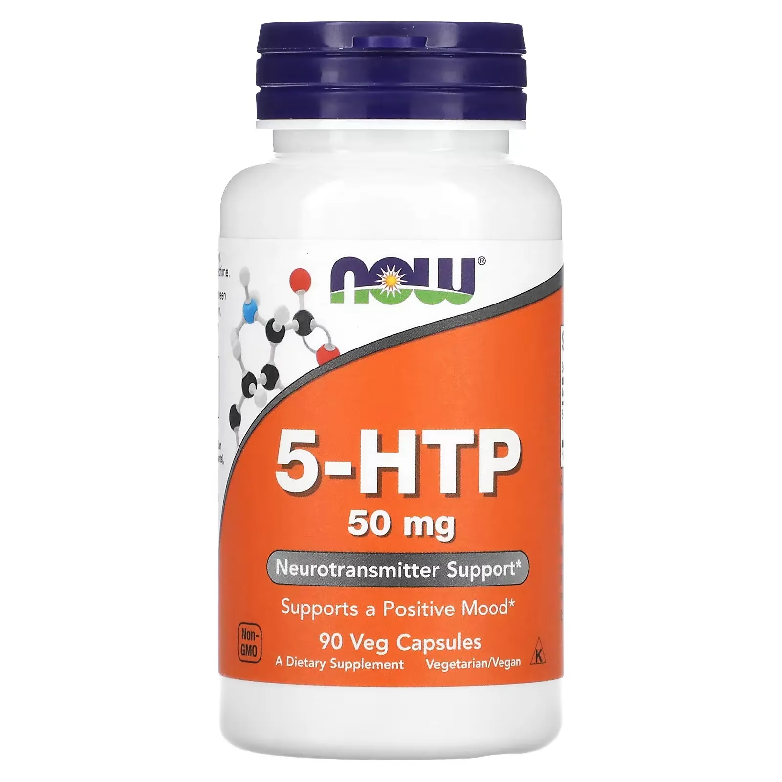 5-HTP, 50 mg, 90 Veg Capsules