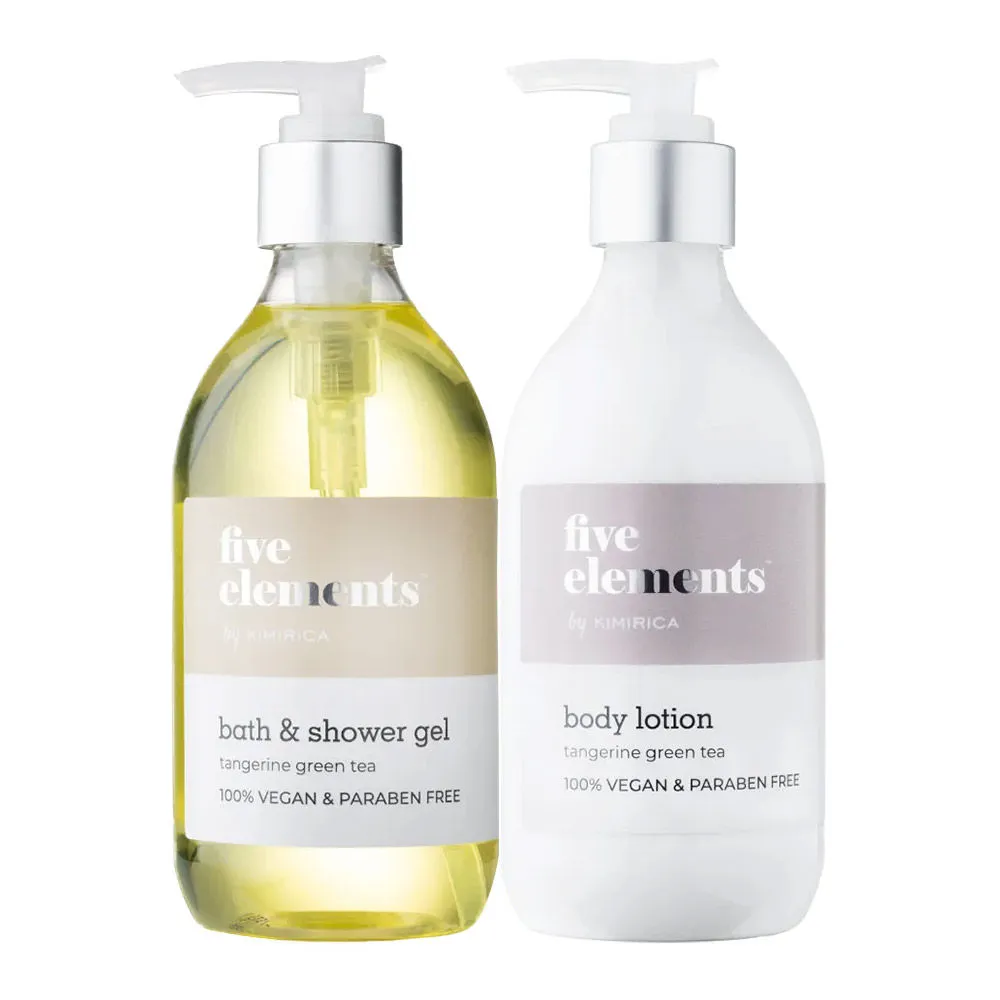 Kimirica Five Elements Shower Gel And Body Lotion Bath Care Duo