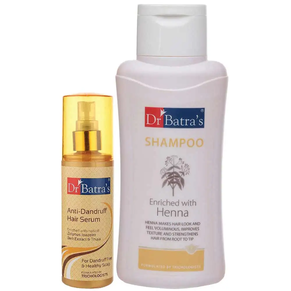 Dr Batra's Anti Dandruff Hair Serum & Shampoo - 500 ml Combo,  2 Piece(s)/Pack  Dandruff Control