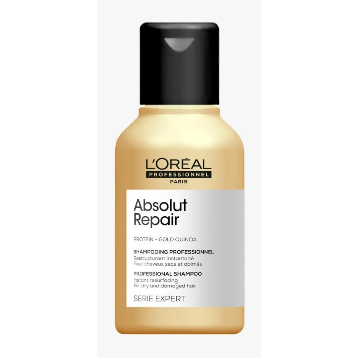 L'Oreal Professionnel Serie Expert Absolut Repair Shampoo|Provides deep conditioning & strength|With Gold Quinoa & Wheat Protein (50ml) (Tester)