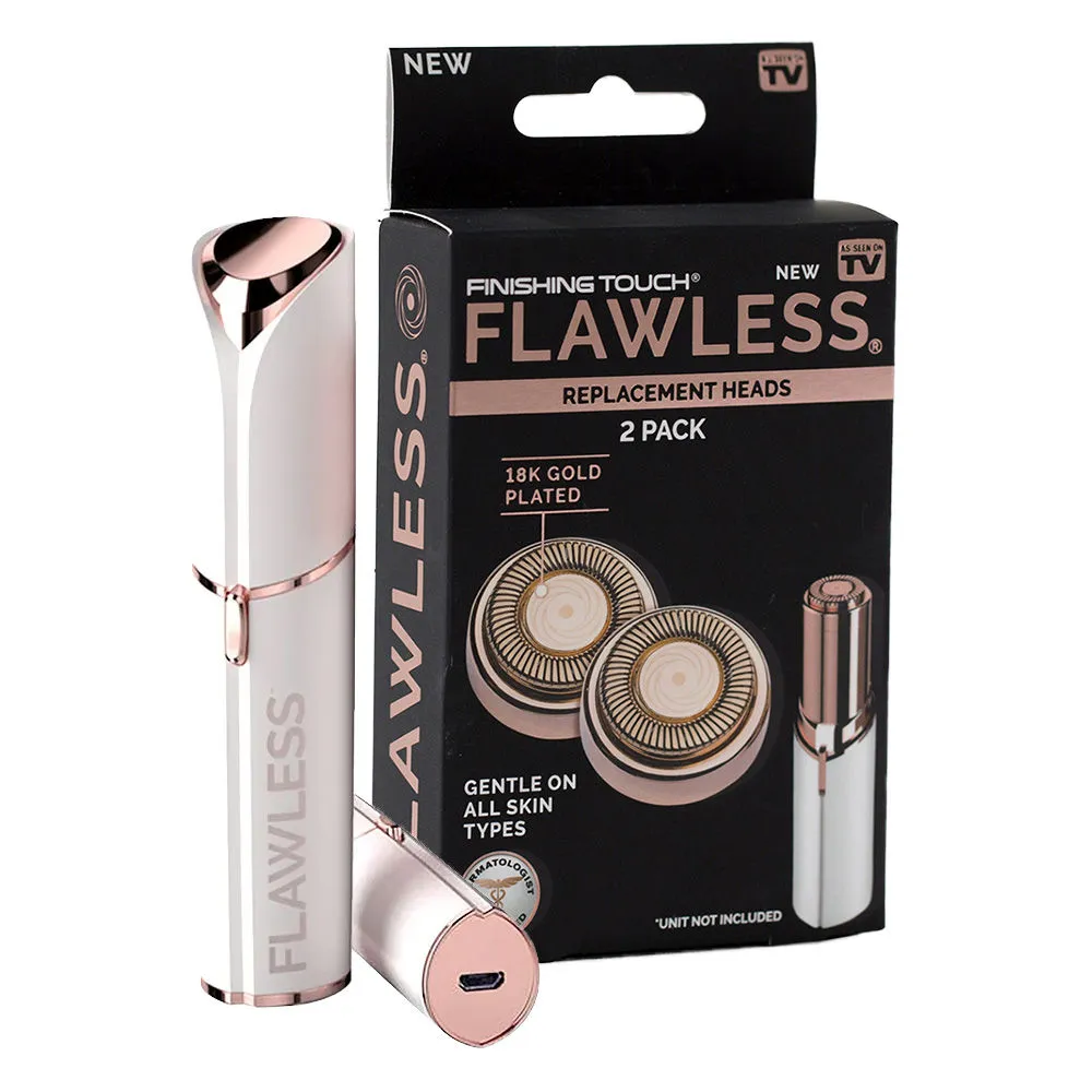 Flawless Facial Hair Remover And Replacement Heads