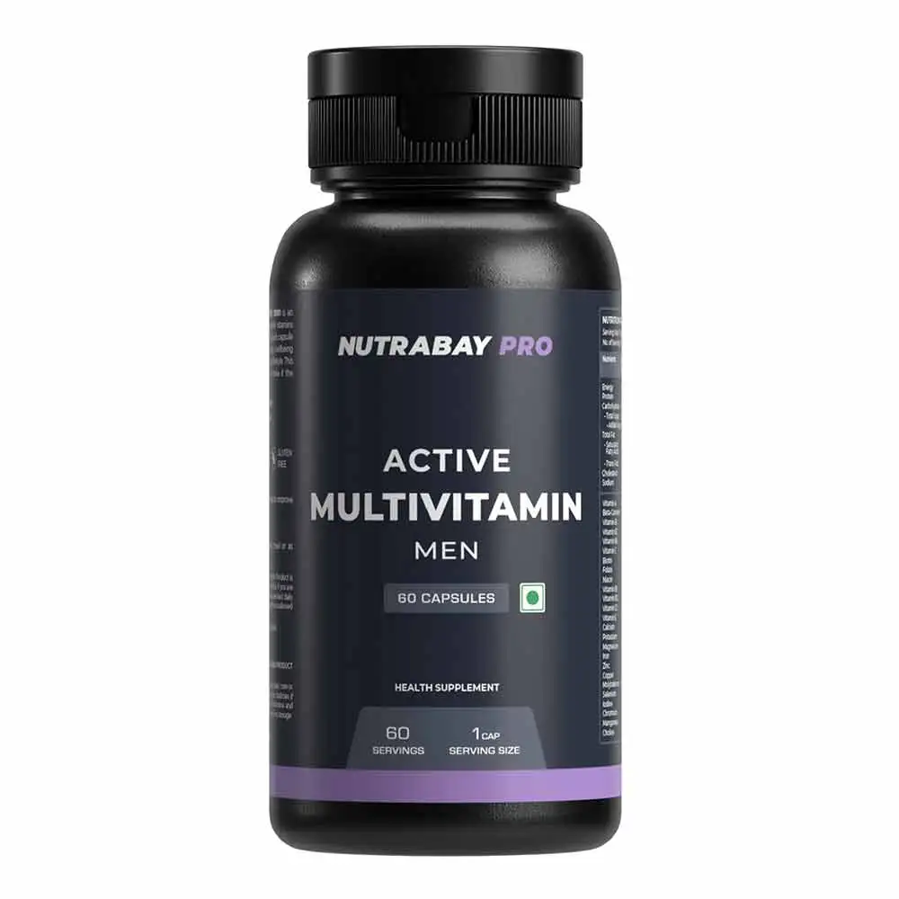 Nutrabay Pro Active Multivitamin Men,  60 capsules  Unflavoured