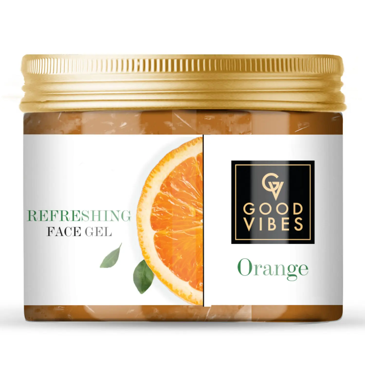 Good Vibes Orange Refreshing Face Gel | Anti-Ageing, Hydrating | With Papaya | No Parabens, No Sulphates, No Mineral Oil, No Animal Testing (300 g)