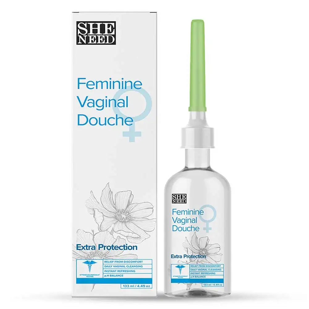 SheNeed Feminine Vaginal Douche,  for Women Extra Protection  133 ml