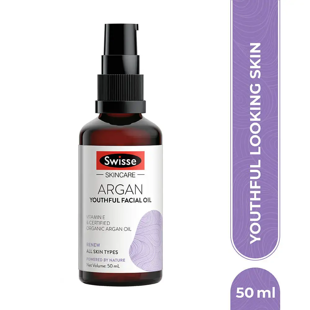 Swisse Skincare Argan Youthful Facial Oil,  50 ml  for All Skin Types