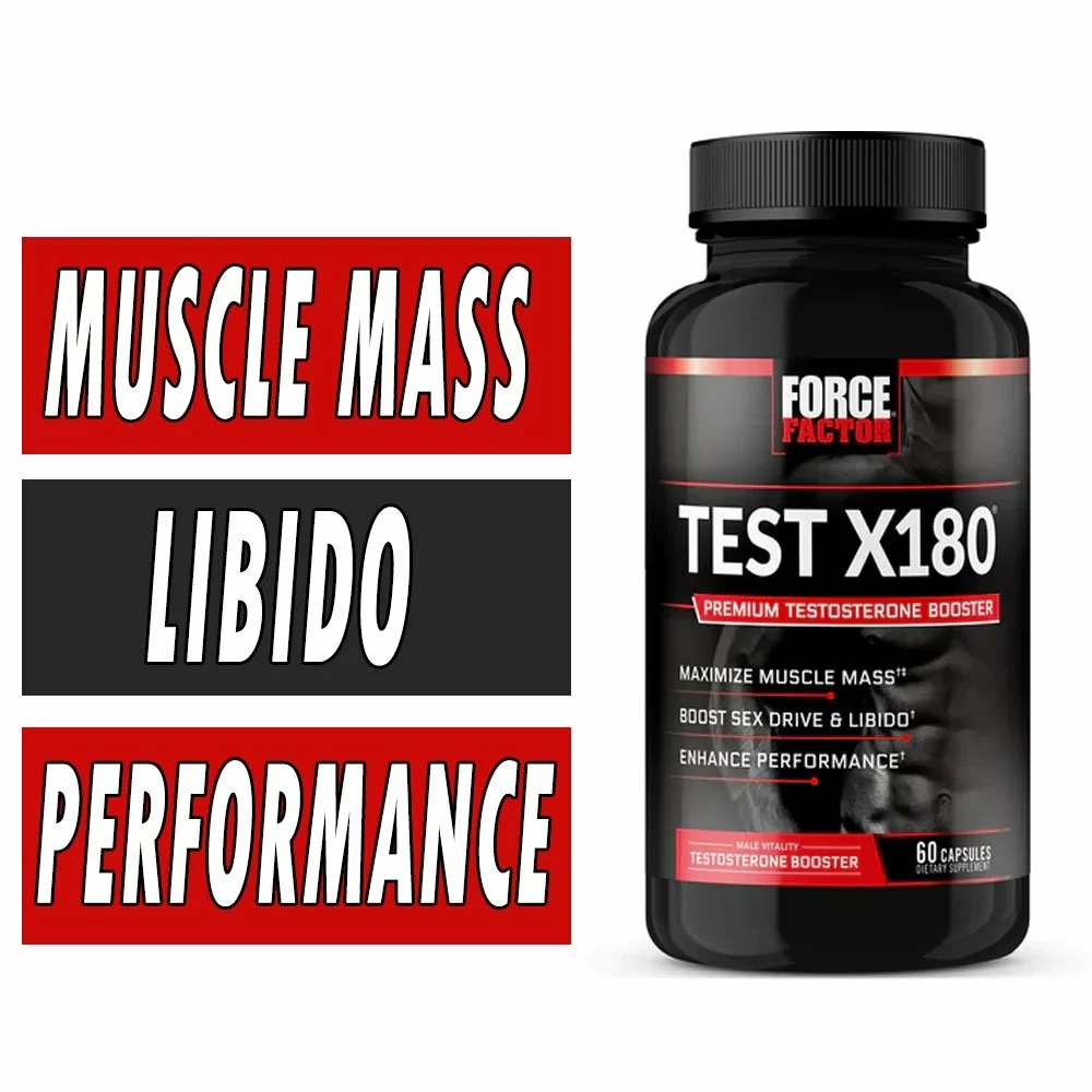 Test X180 - Force Factor - 60 Capsules - Testosterone Booster