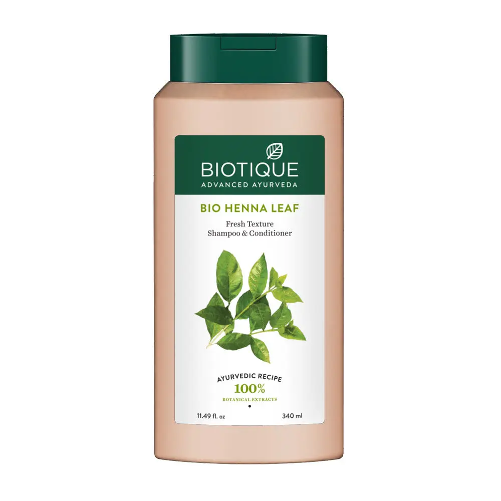 Biotique Bio Henna Leaf Fresh Texture Shampoo & Conditioner (340 ml)