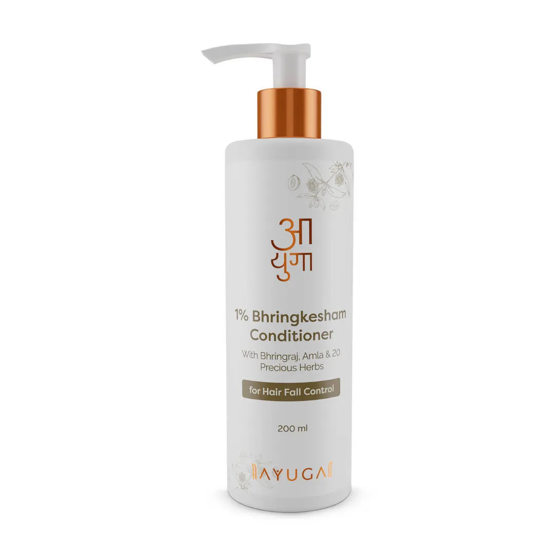 Ayuga 1% Bhringkesham Conditioner with Bhringraj & Amla For Hairfall Control