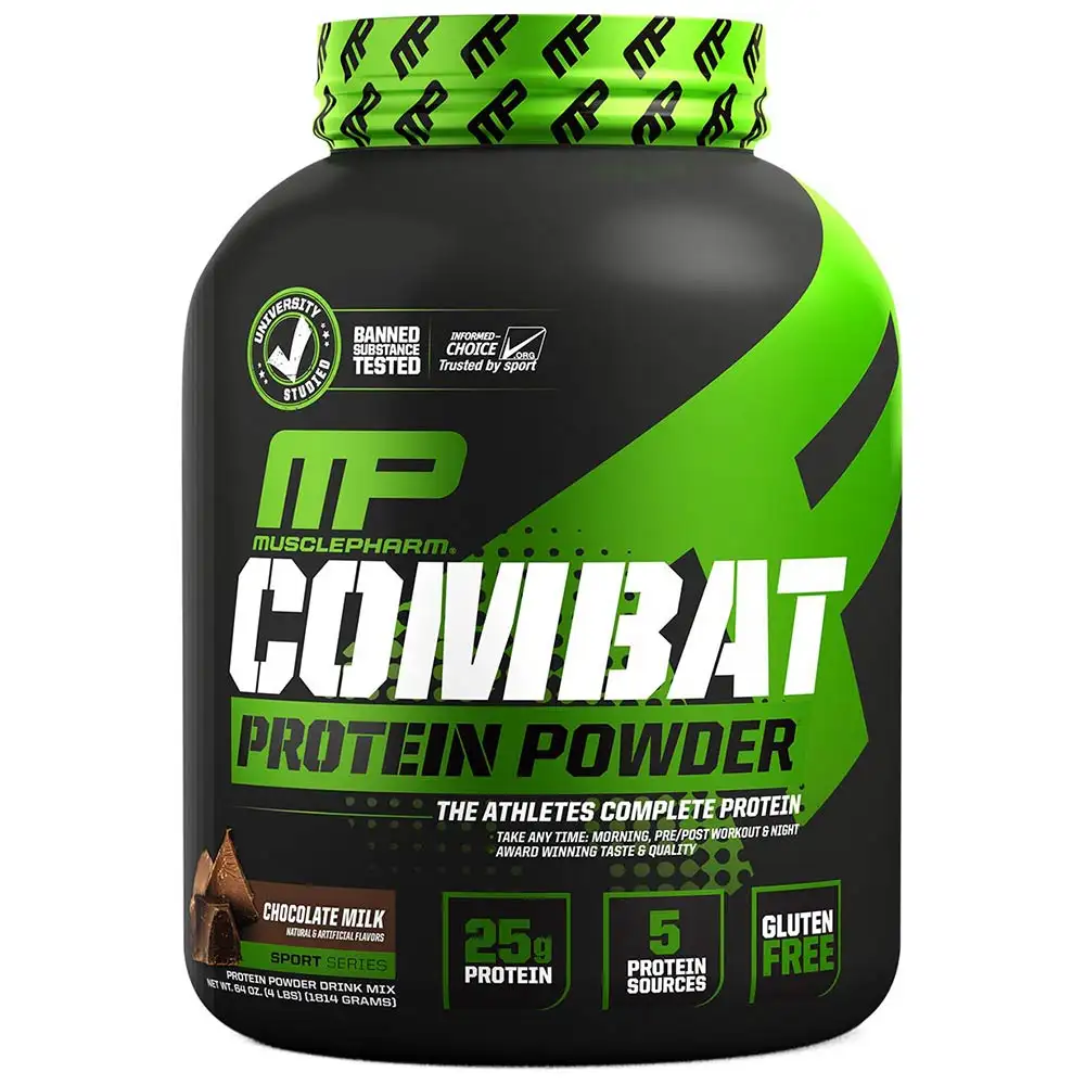 MusclePharm Combat Powder,  4 lb  Chocolate Milk