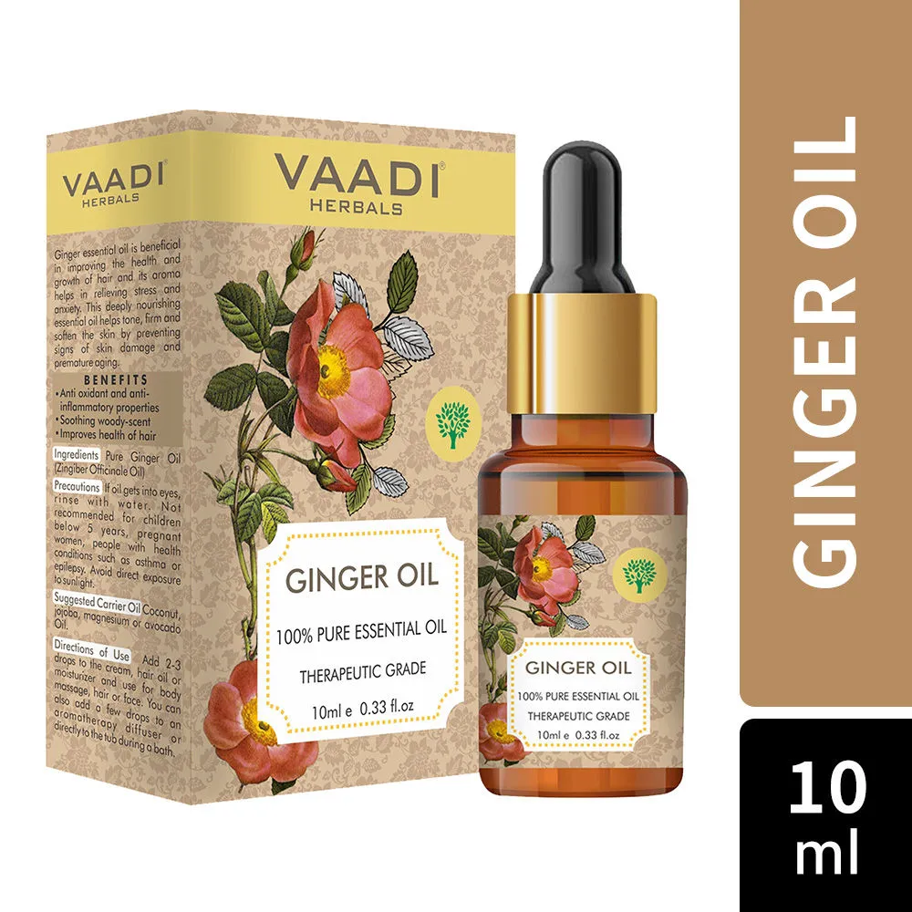 Vaadi Herbals Ginger 100% Pure Essential Oil Therapeutic Grade