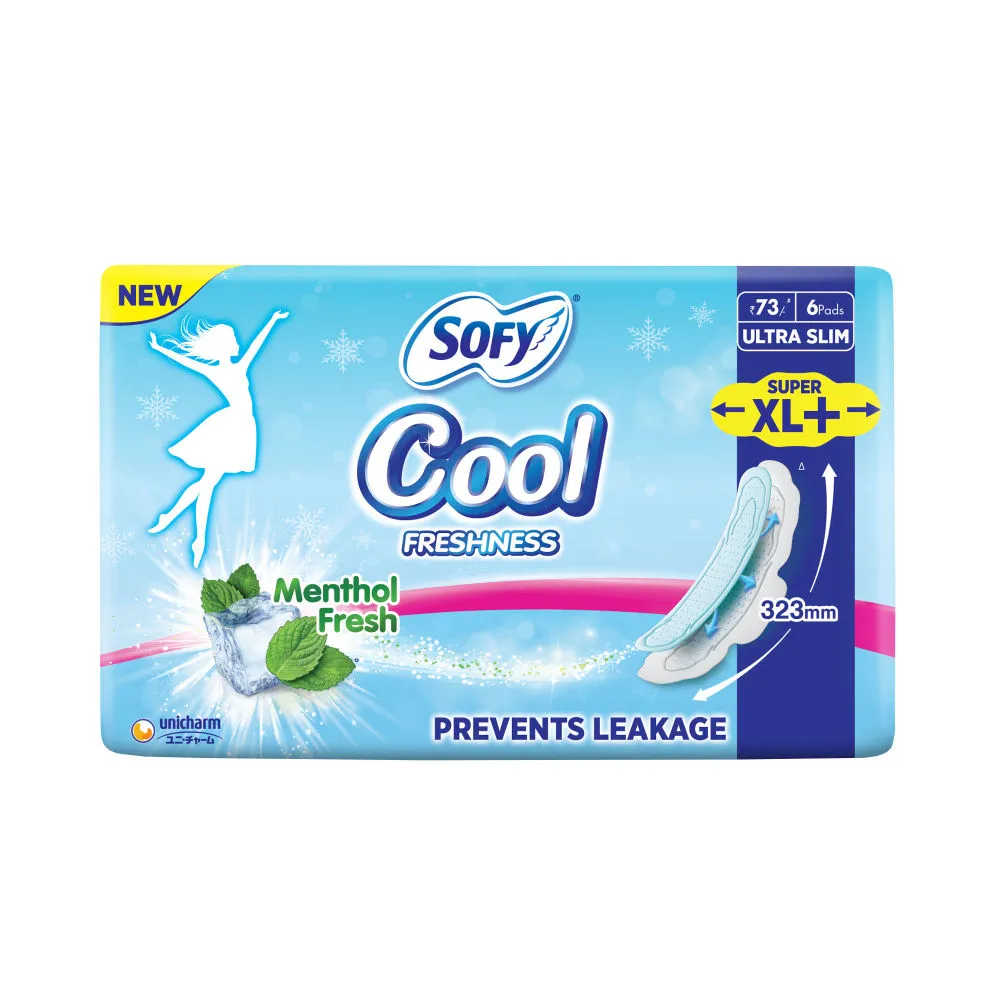 Sofy Cool Super Xl+ Sanitary Pads - 6 Pads