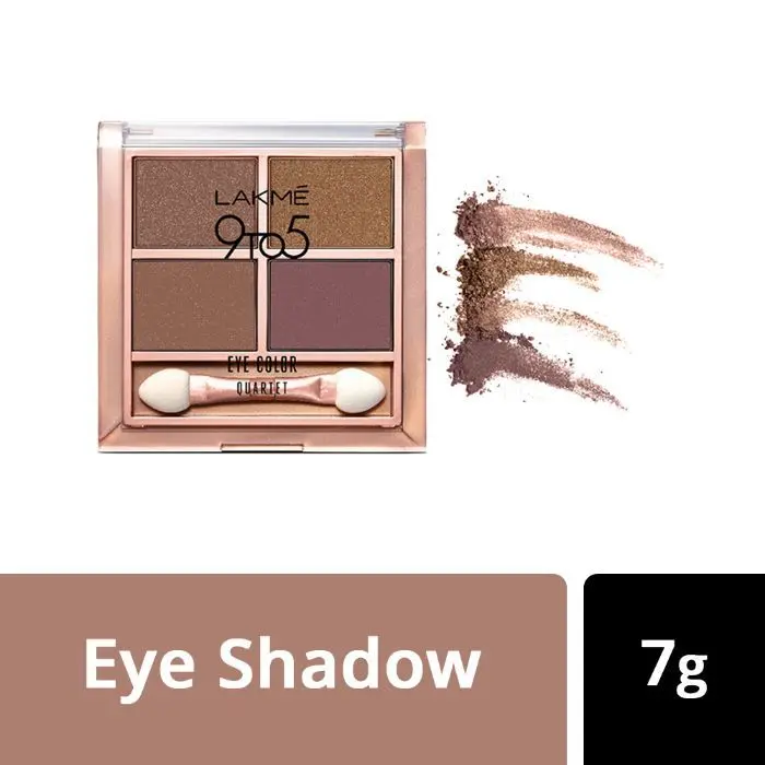 Lakme 9 To 5 Eye Quartet Eyeshadow - Mystic Nudes (7 g)