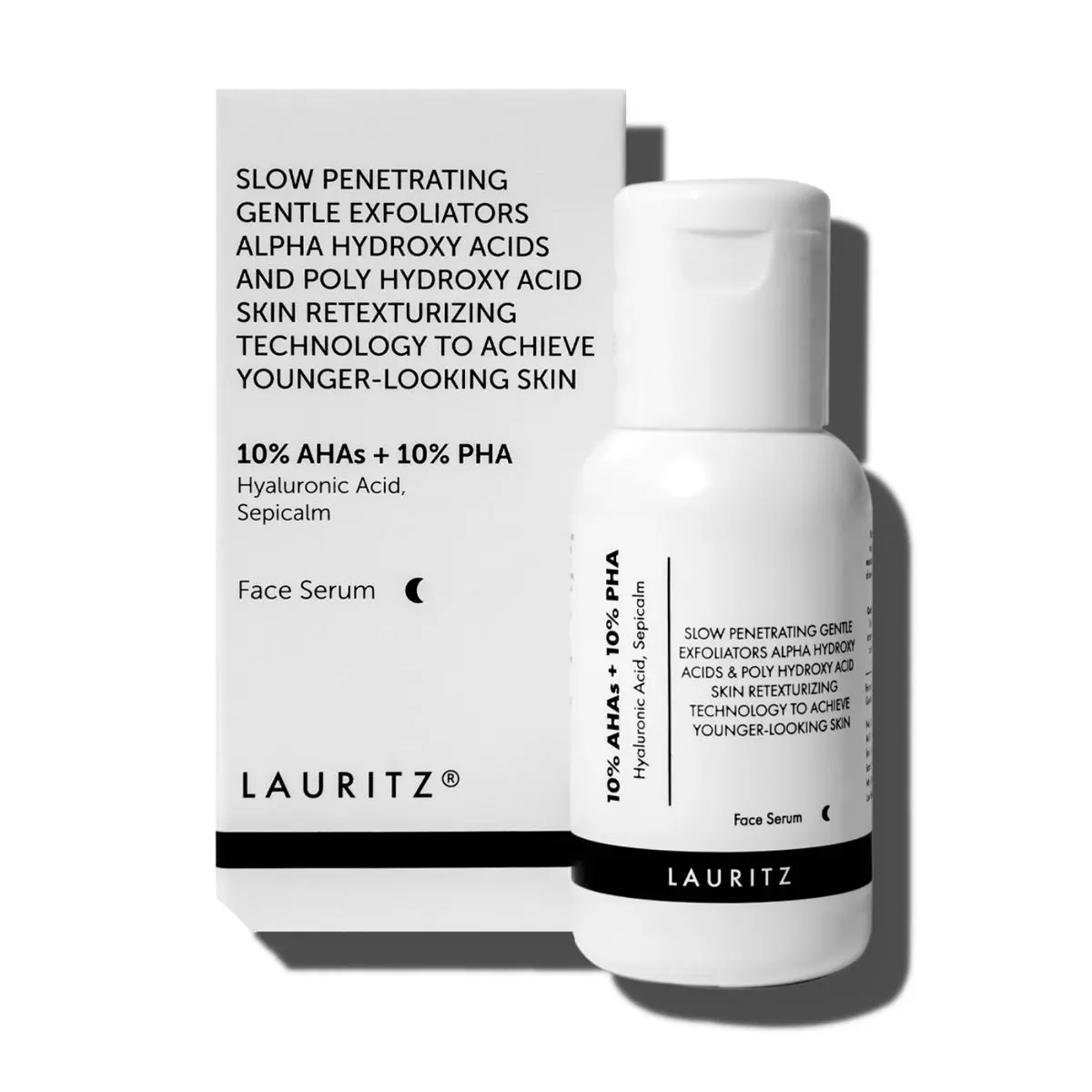 LAURITZ 10% AHAs + 10% PHA Nightly Retexturizing Serum30 ml