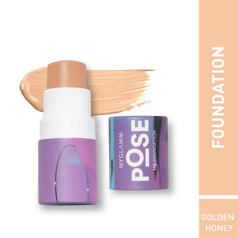 MyGlamm POSE HD Foundation Stick-Golden Honey (5 g)