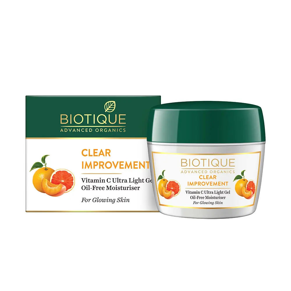 Biotique Advanced Organics Clear Improvement Vitamin C Ultra Light Gel Oil-Free Moisturiser (175 g)