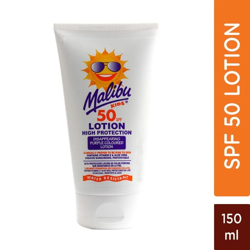 Malibu Kids Coloured Lotion SPF 50