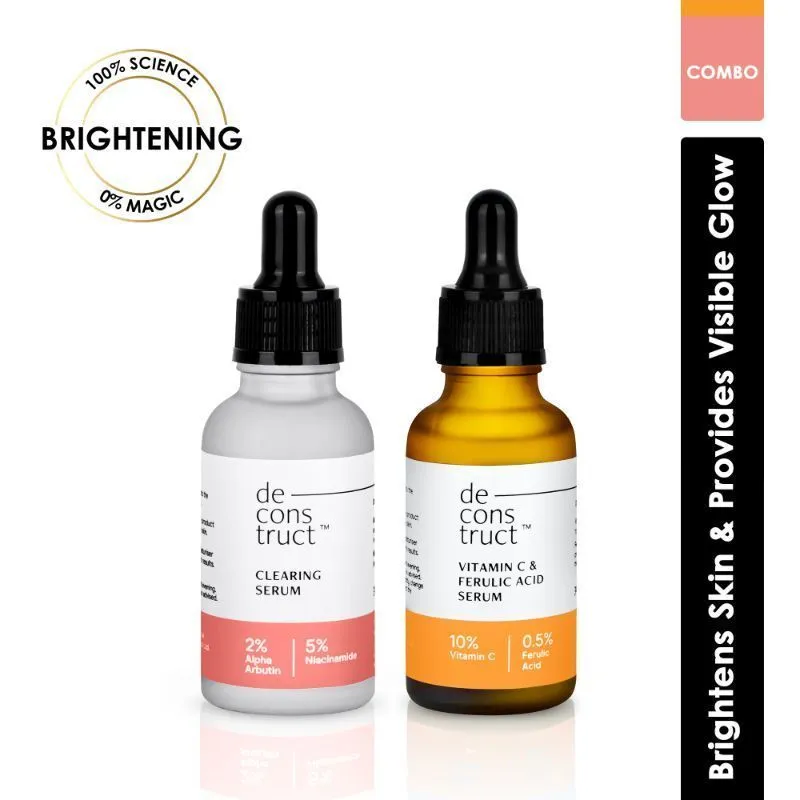 Deconstruct Brightening Duo - Vitamin C Serum + Clearing Serum