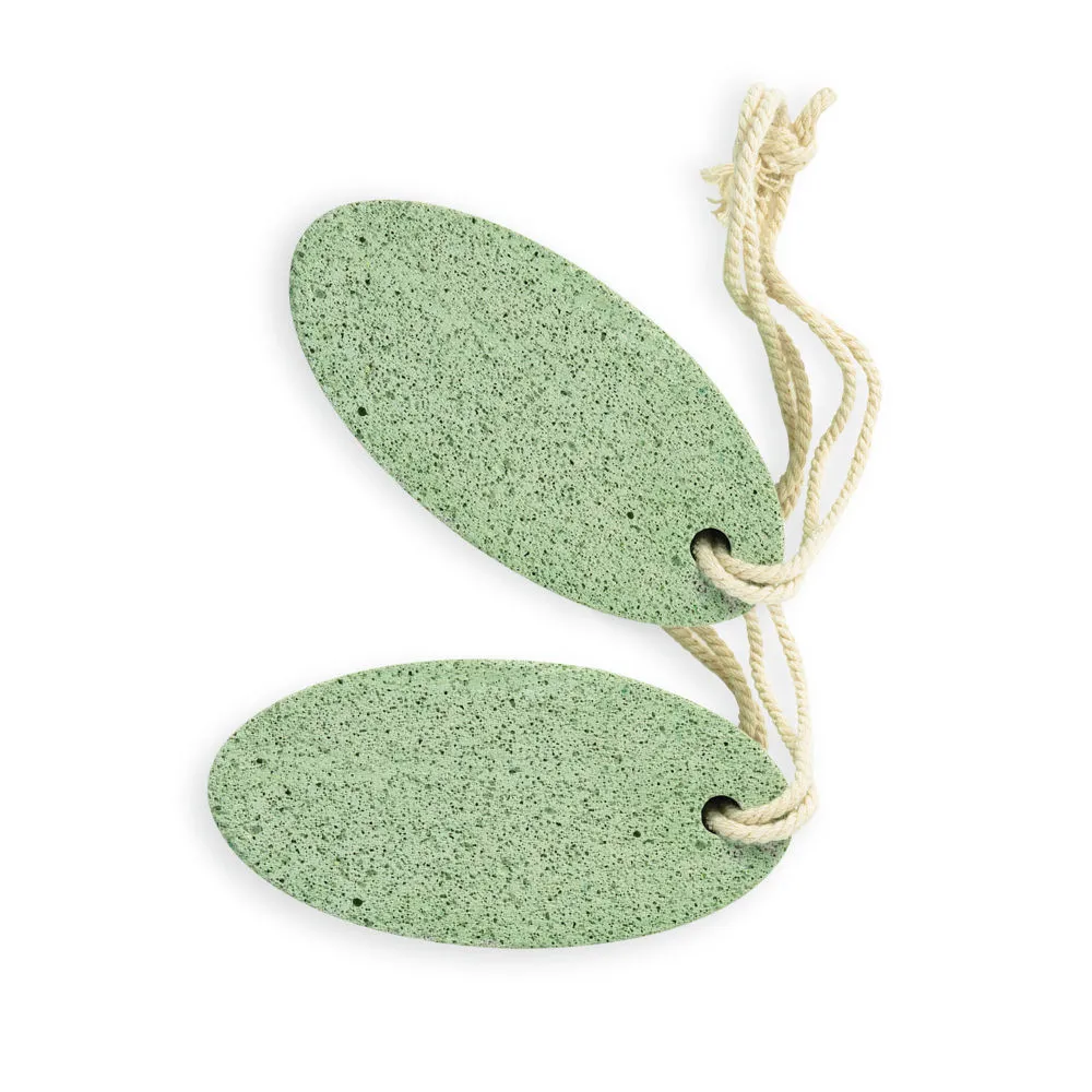 Nat Habit Original Pumice Stone Foot Scrubber - Pack of 2