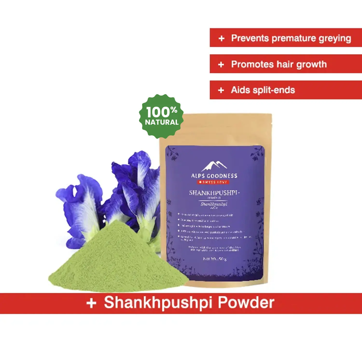 Alps Goodness Powder - Shankhpushpi (50 g)