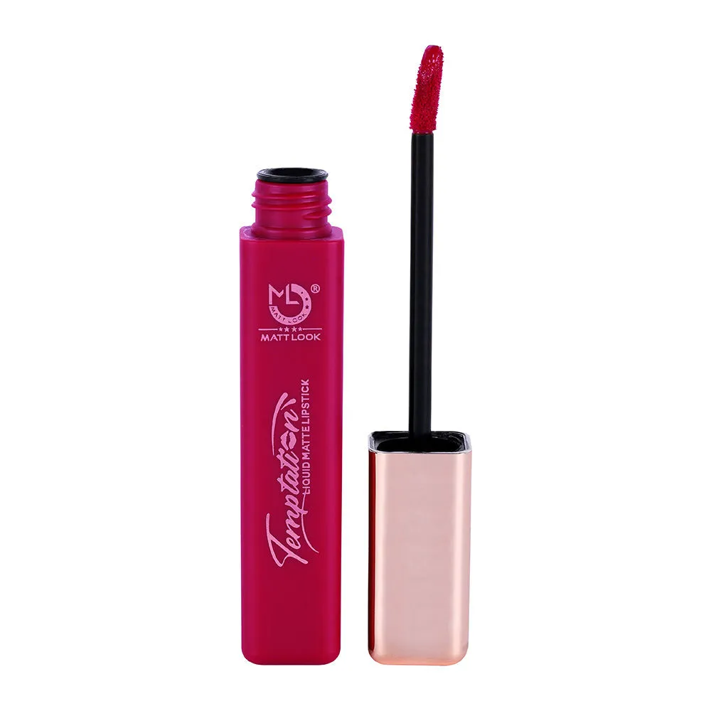 Matt look Lip Makeup Temptation Liquid Matte Lipstick - Fuchsia