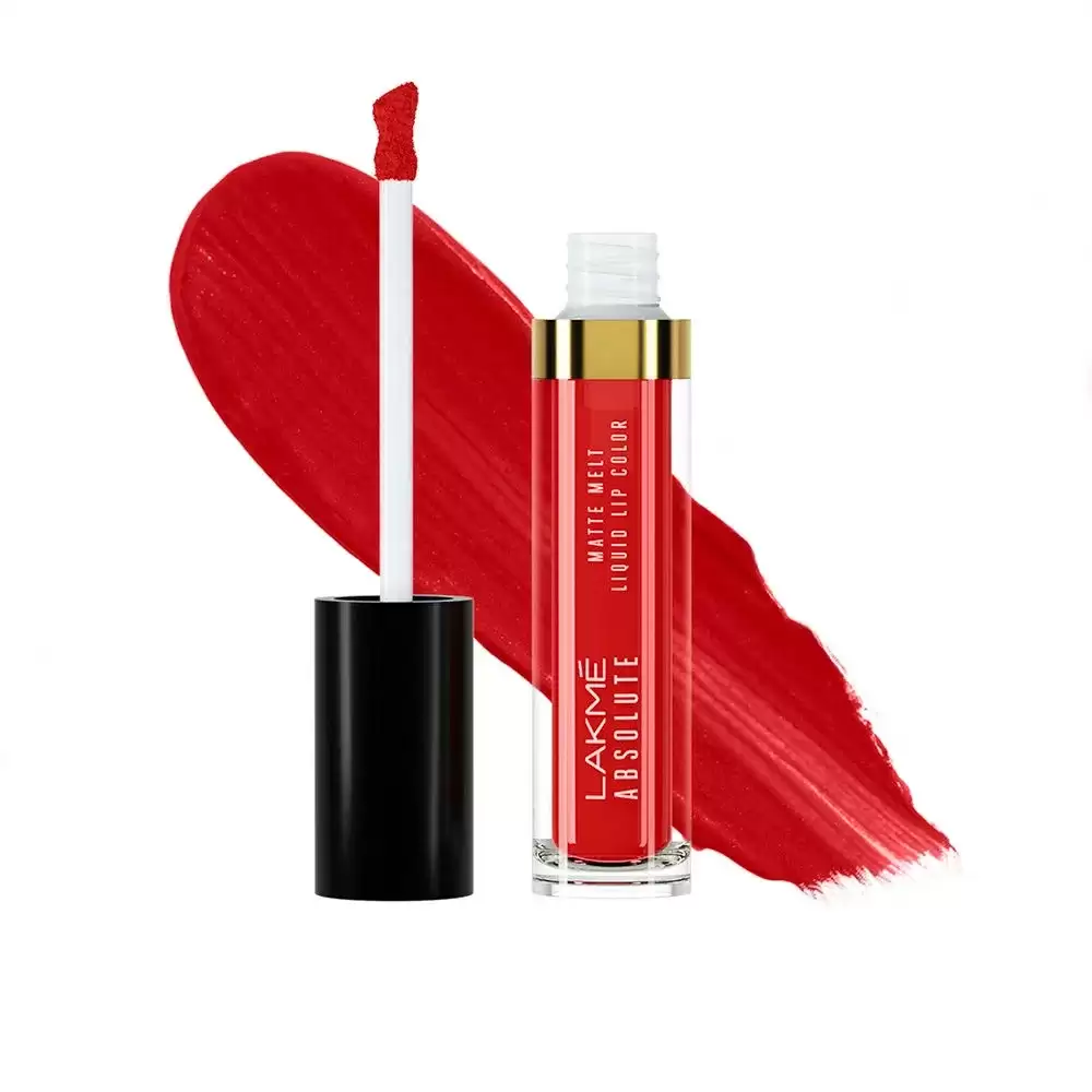 Lakme Absolute Matte Melt Liquid Lip Color - Rhythmic Red