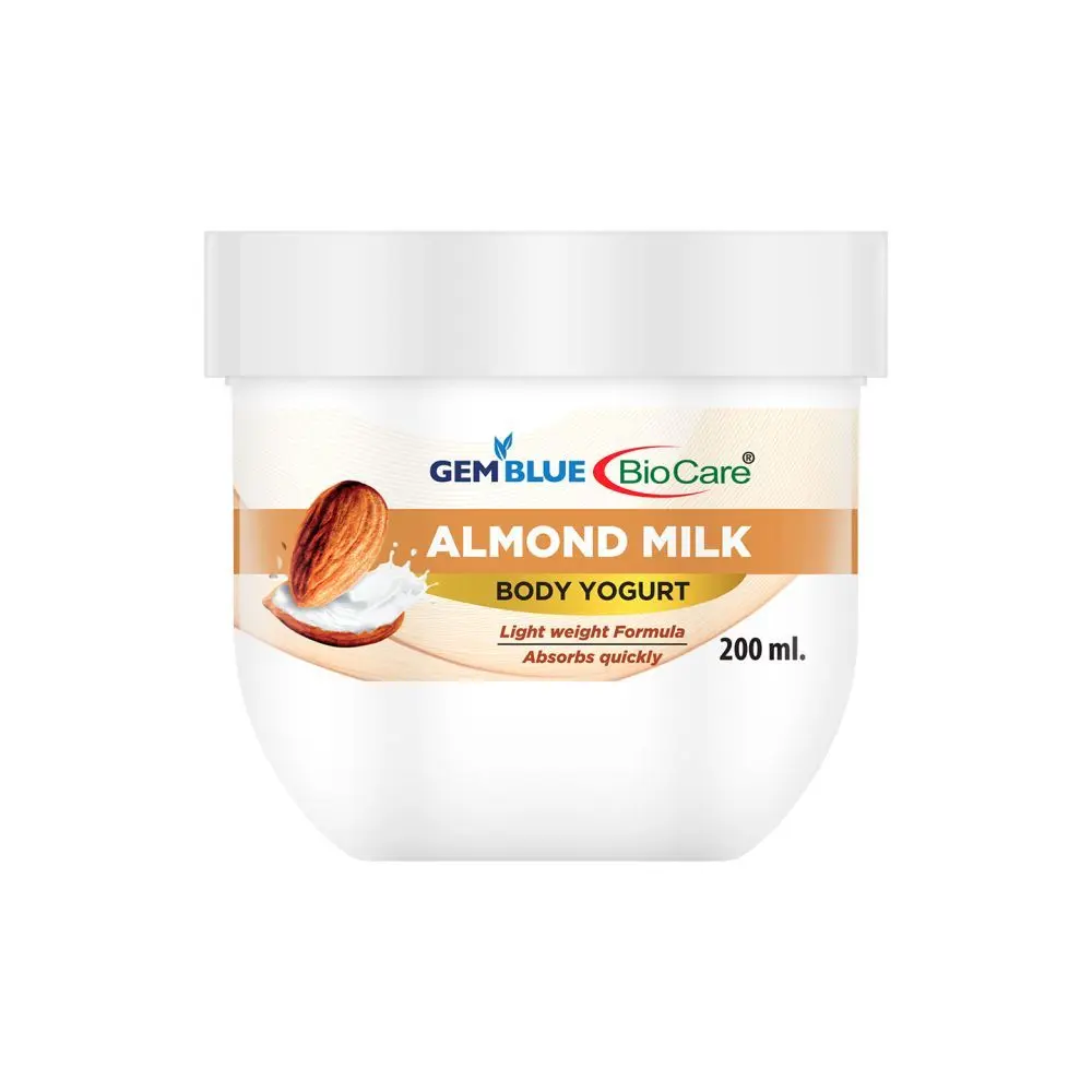 Gemblue Biocare Almond Milk Body yogurt, (200 ml)