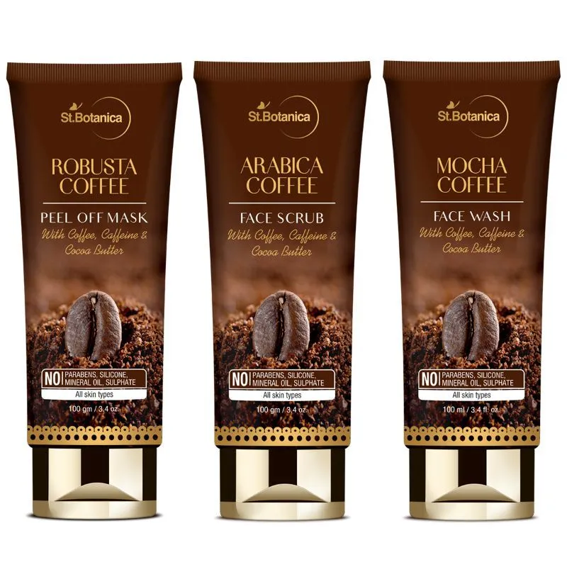 St.Botanica Coffee Range Face Care Combo