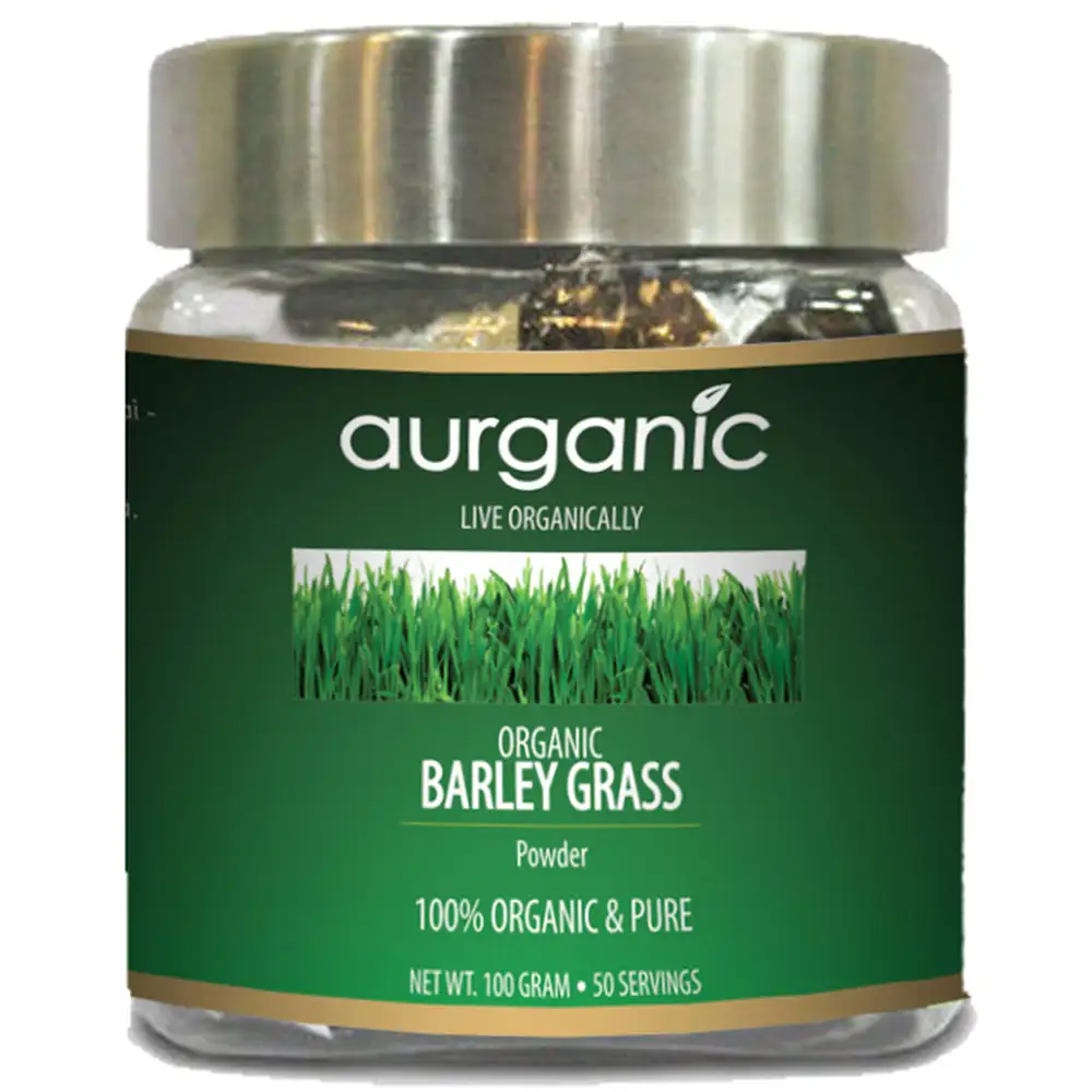 Aurganic Barleygrass Powder,  0.1 kg  Unflavoured