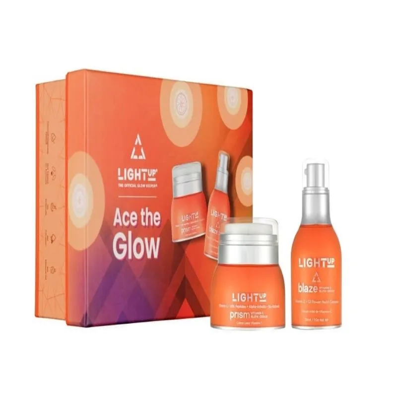 Light Up Ace The Glow Vitamin C Skin Brightening Set