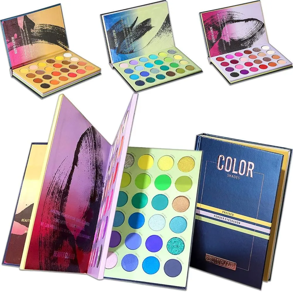 Beauty Glazed Color Shades Book 72 Color Eyeshadow Palette - 129.6g