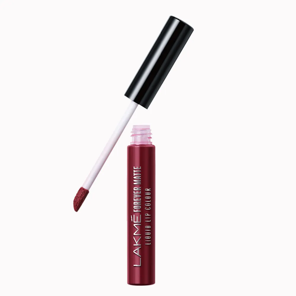 Lakme Forever Matte Liquid Lip Color - Red Sangria