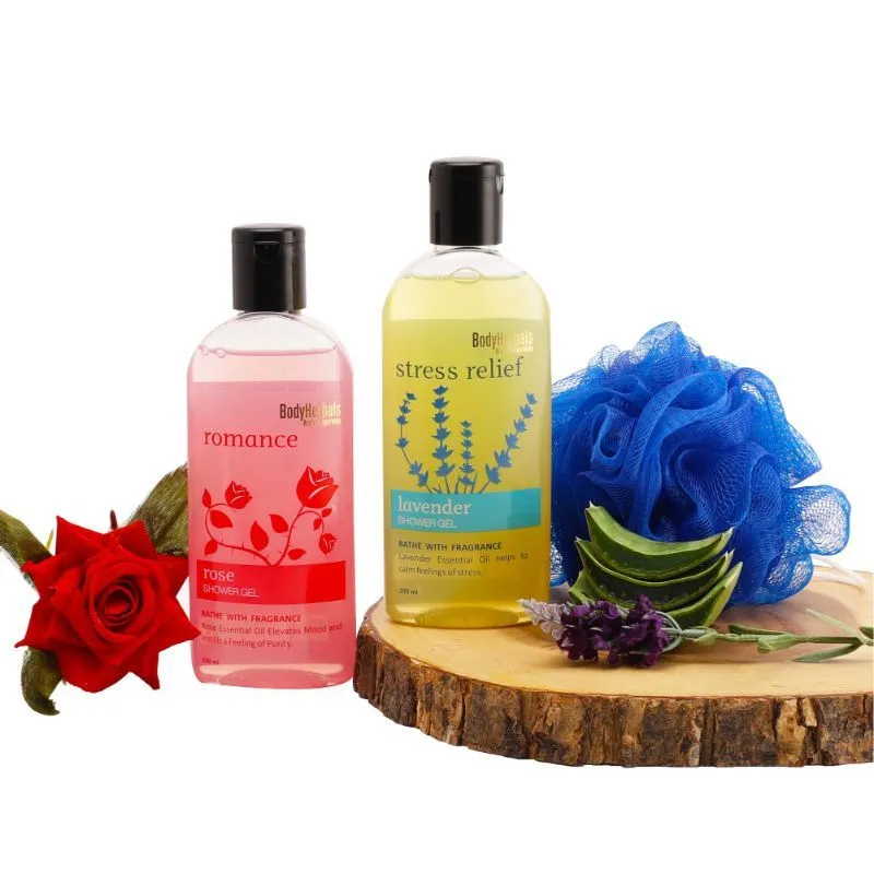 Bodyherbals Rose And Lavender Lavishing Body Wash Combo