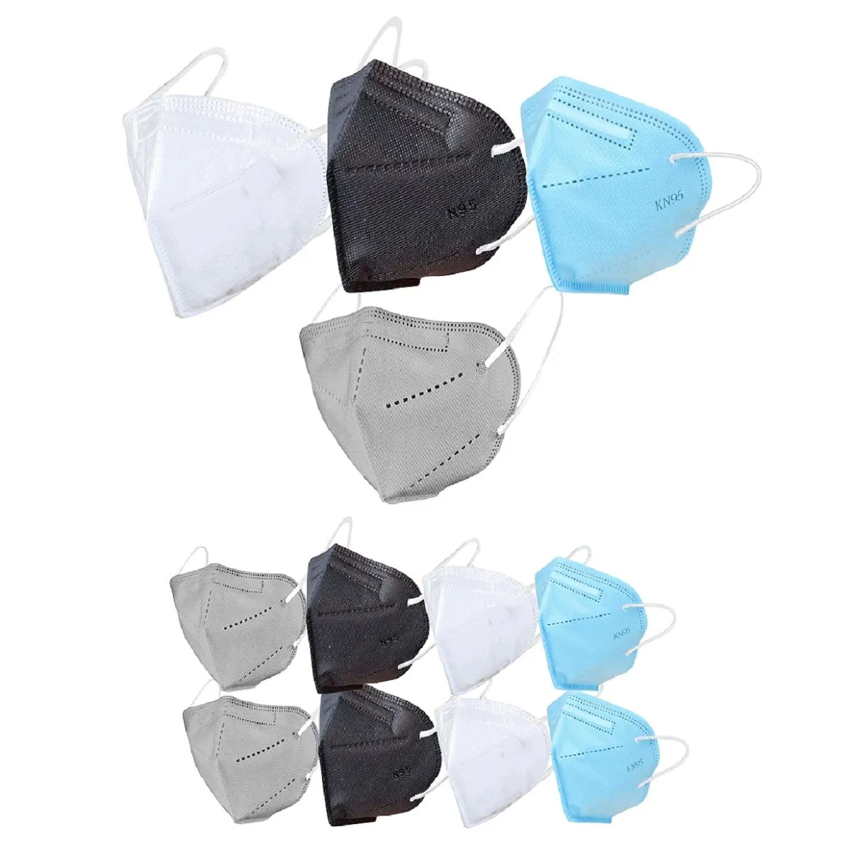 OOMPH Pack of 24 Kn95/N95 Anti-Pollution Reusable 5-Layer Mask