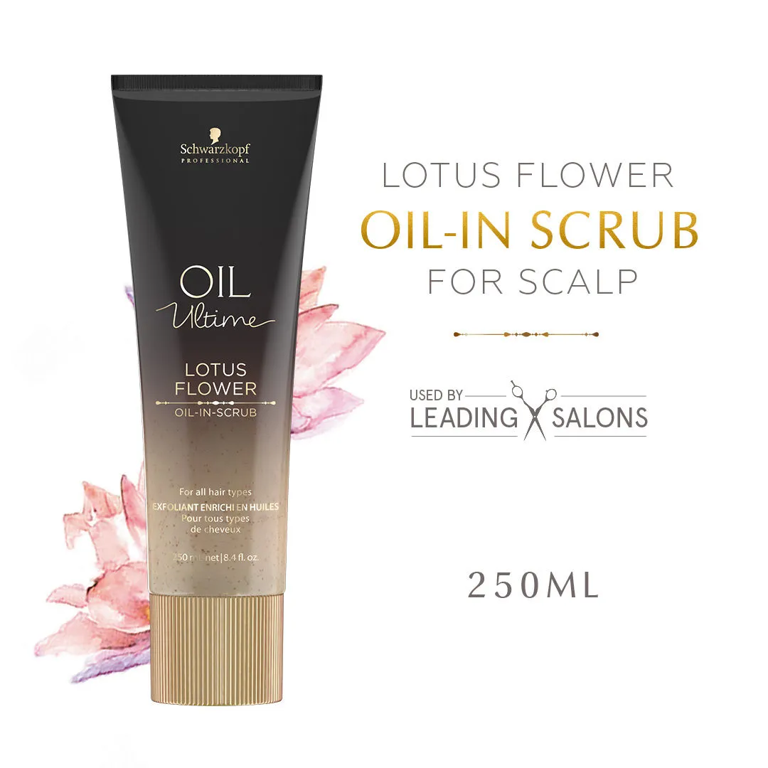 Schwarzkopf Professional Oil Ultime Lotus Flower Oil-in-Scrub for Scalp