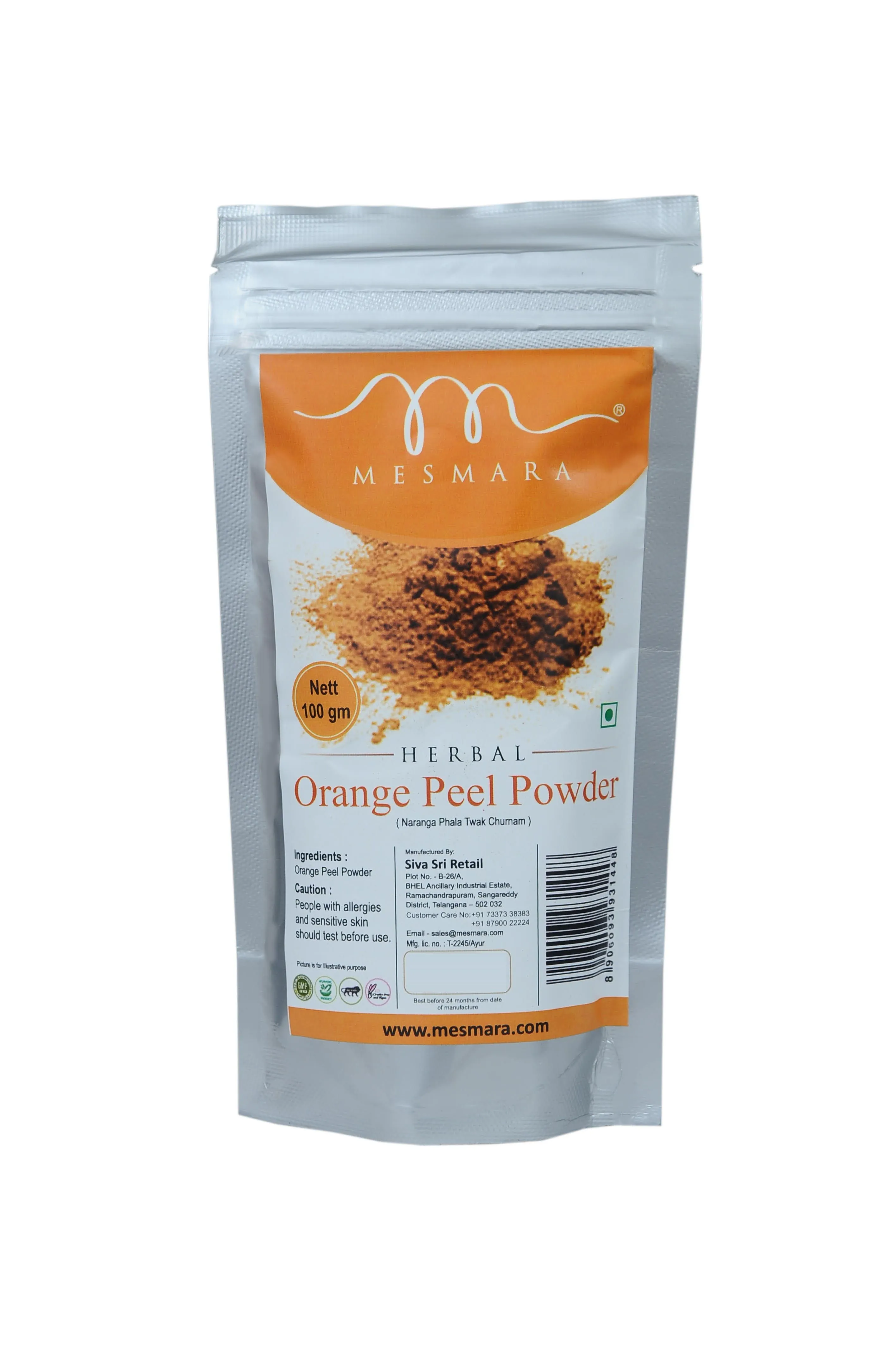 MESMARA Herbal Orange Peel Powder