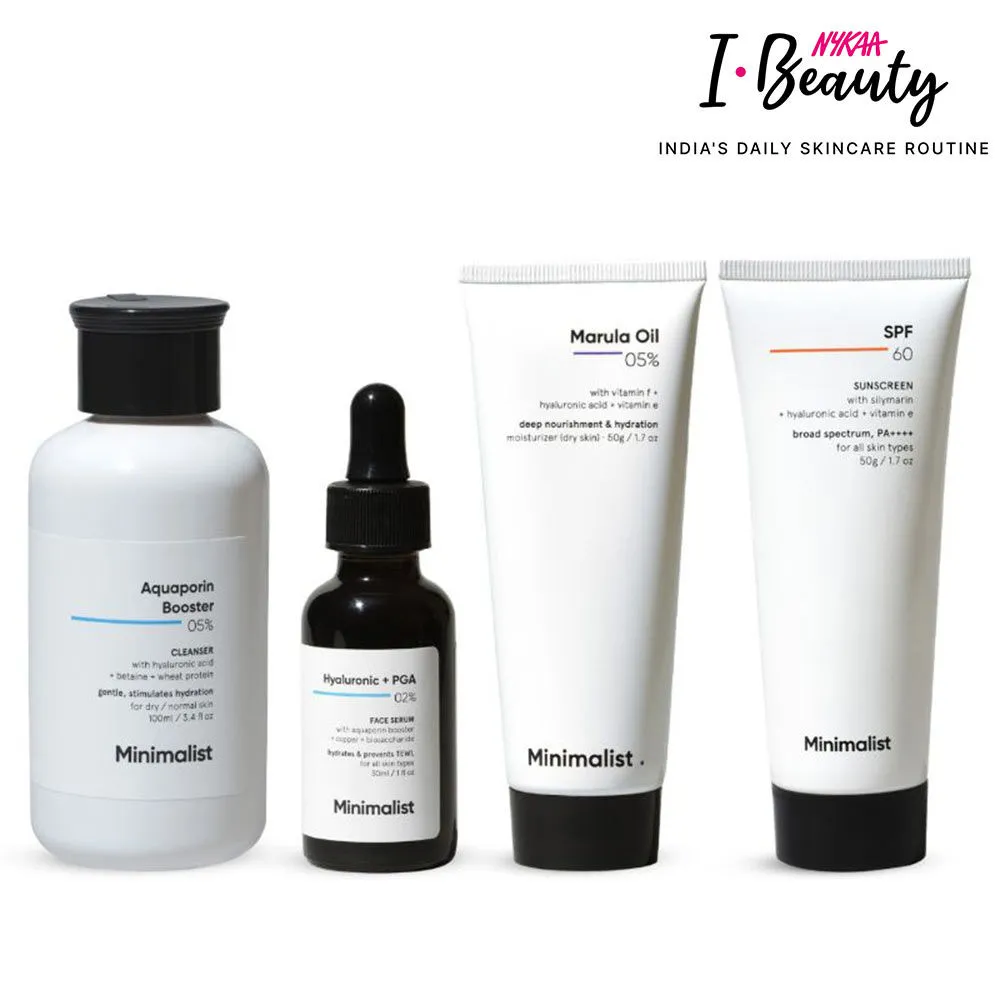 Minimalist Daily Skincare Routine For Dry & Dehydrated Skin CSMS Combo