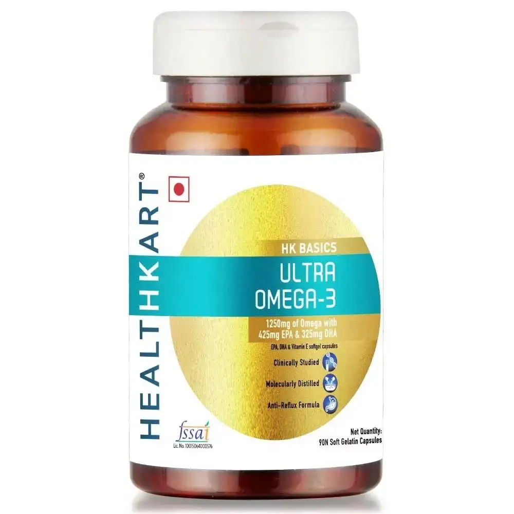 Healt Ultra Omega 3 Triple Strength with 425 EPA 325 DHA OP,  90 capsules