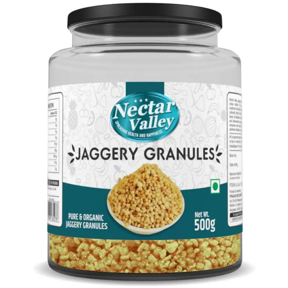 Nectar Valley Jaggery Granules,  Natural  500 g