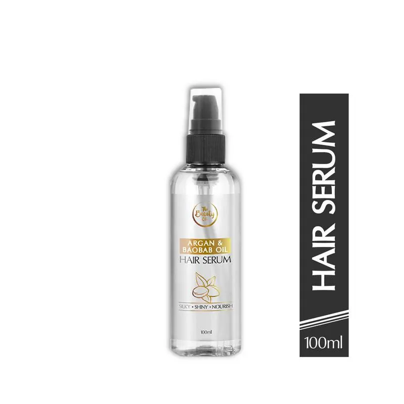 The Beauty Co. Argan & Baobab Hair Serum For Frizzy Hair