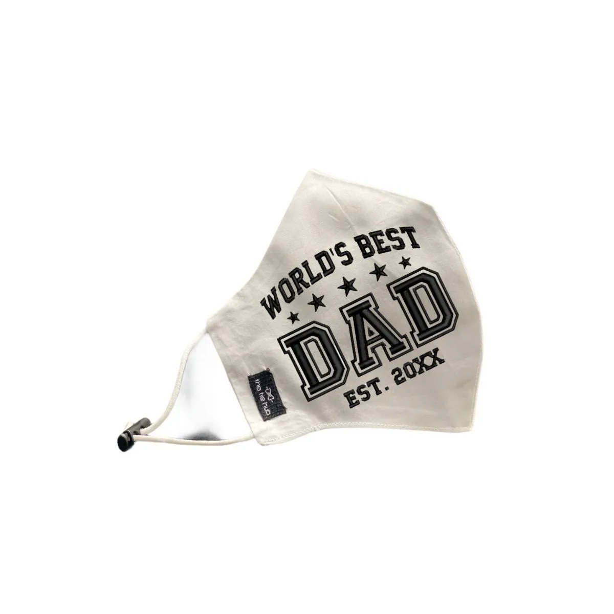 The Tie Hub WORLDS BEST DAD Face Mask