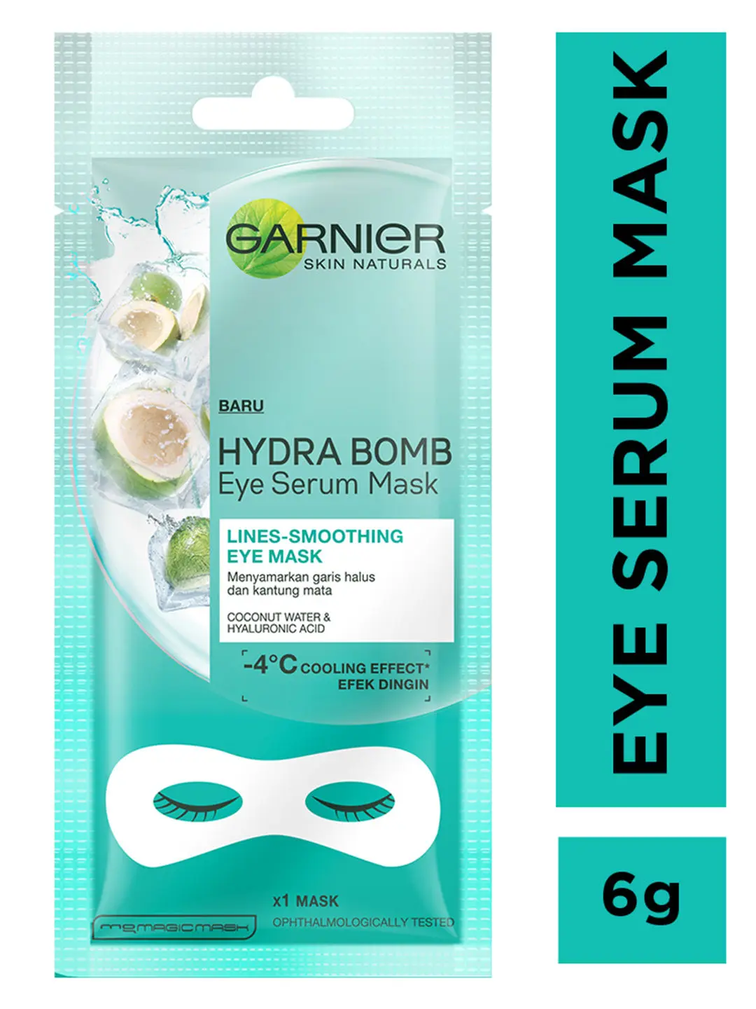 Garnier Hydra Bomb Eye Serum Mask Coconut Water