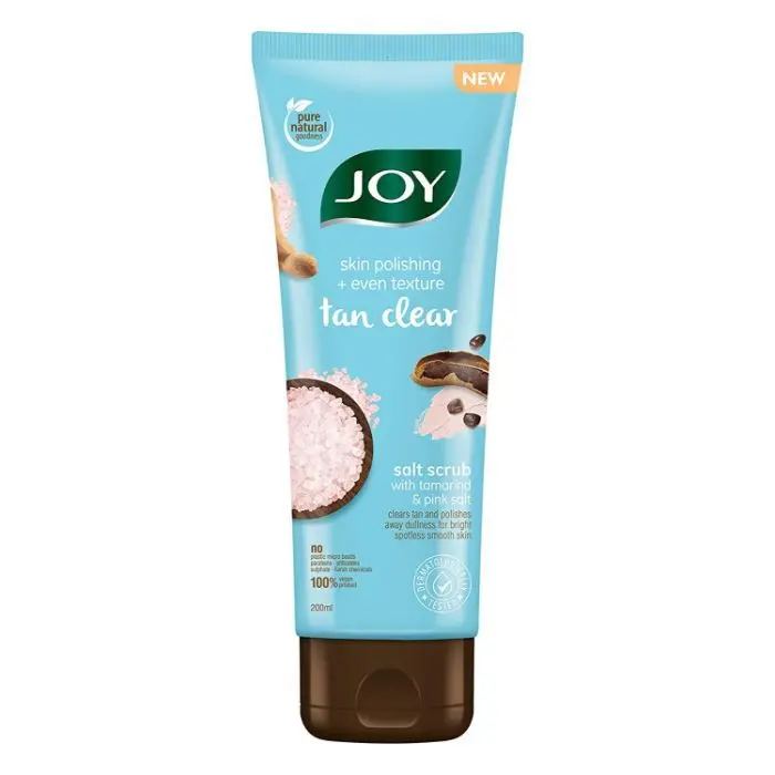 Joy Skin Polishing & Even Texture Tan Clear Salt Scrub With Tamarind & Pink Salt 200 ml