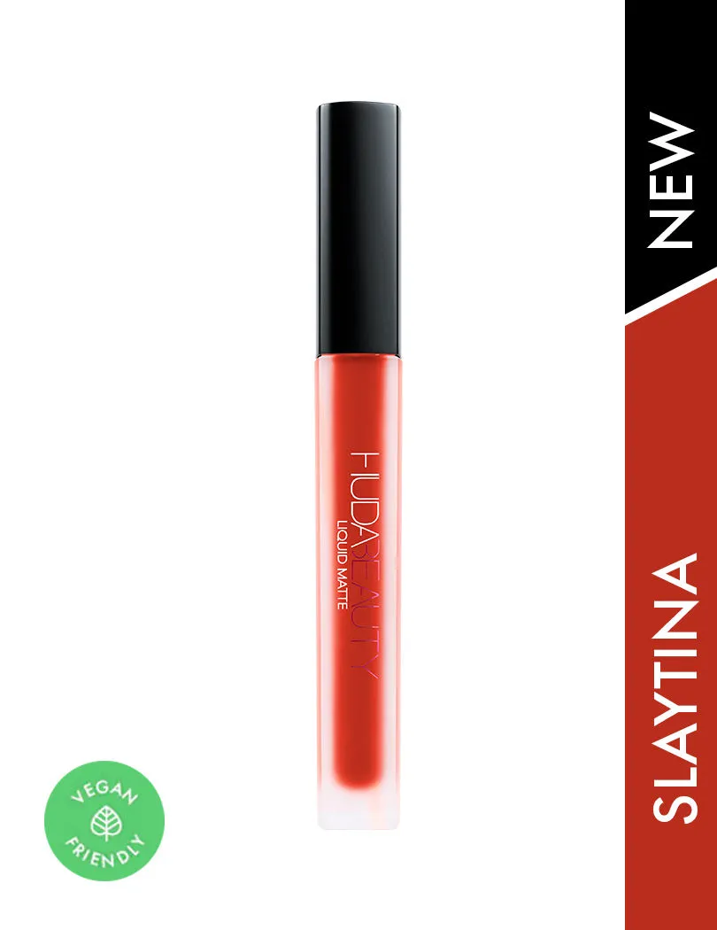 Huda Beauty New Liquid Matte Ultra-Comfort Transfer-Proof Lipstick - Slaytina