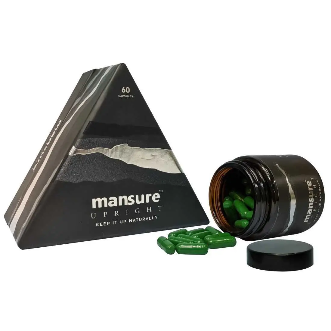 ManSure UPRIGHT for Men's Health - 1 Pack (60 Capsules)