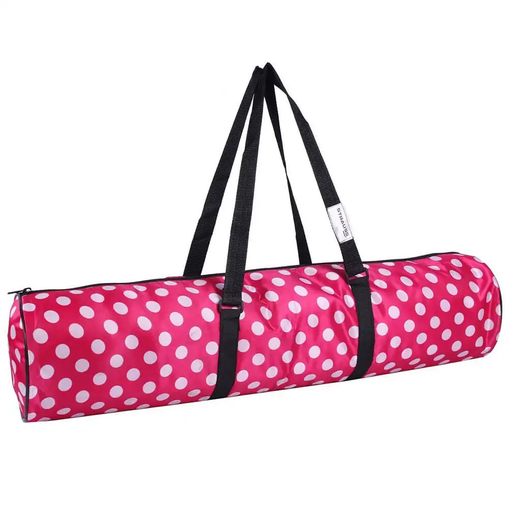 Strauss Yoga Mat Bag (Full Zip),  Pink  28 Inch