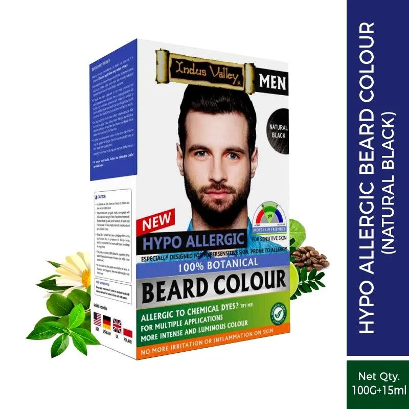 Indus Valley Men Hypo Allergic Beard Colour