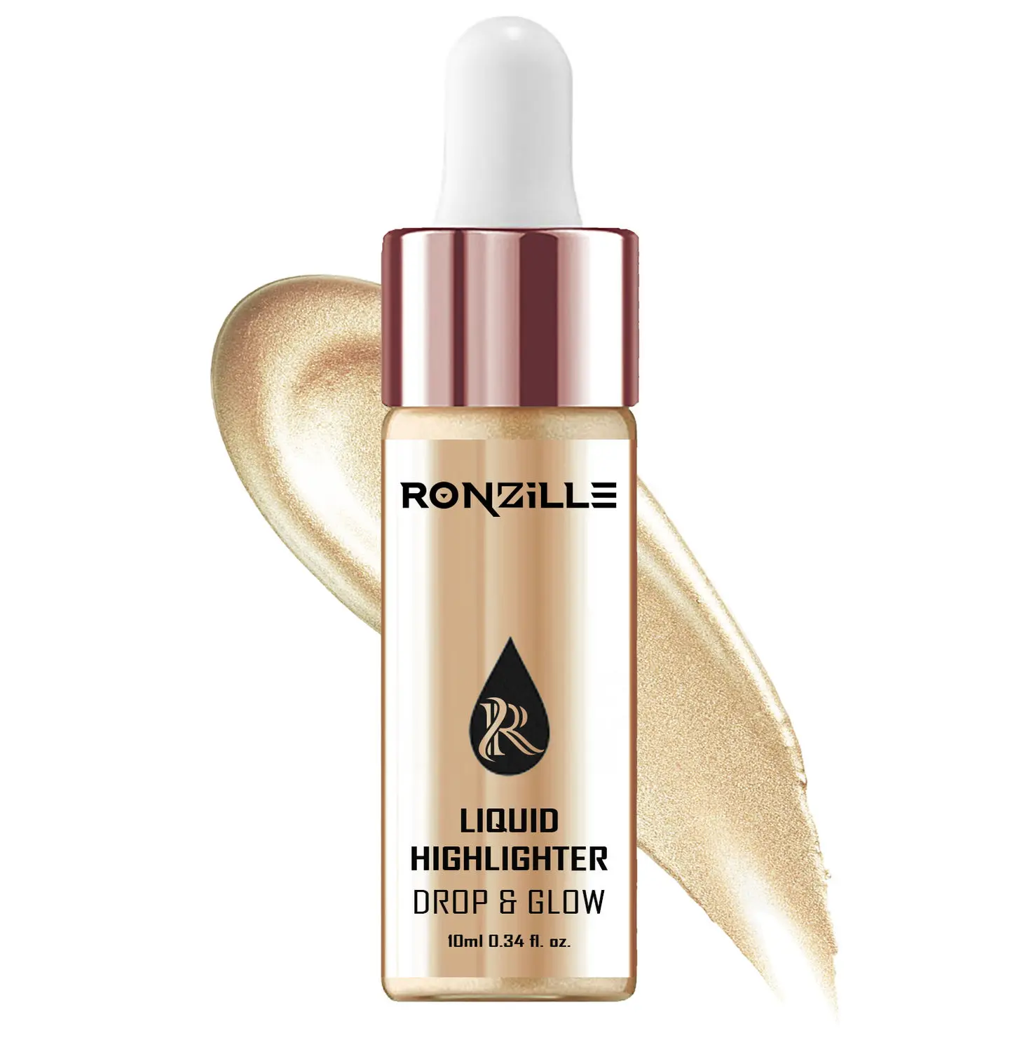 Ronzille Professional Smooth Shine illuminator Face Highlighter 3D glow 30 ml ( 01 No )