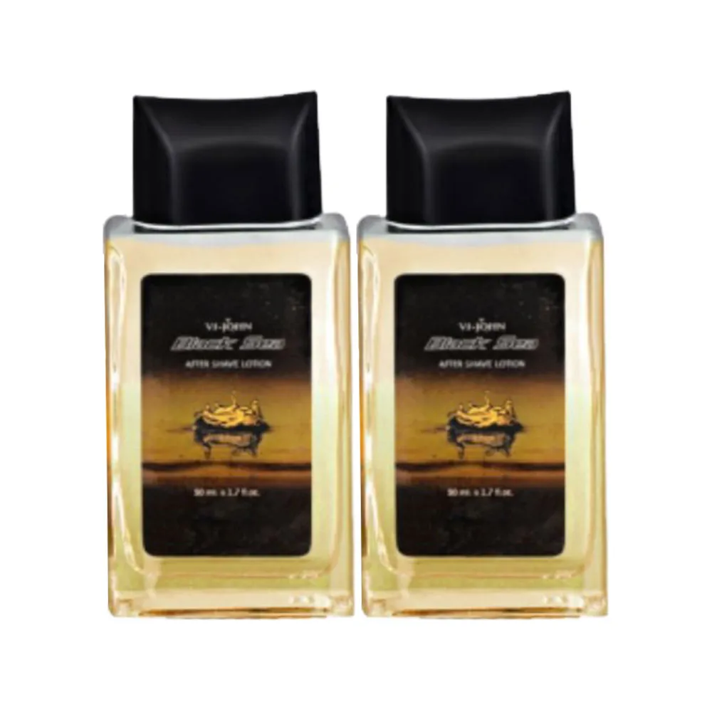 VI-JOHN After Shave Lotion Black Sea - Pack of 2