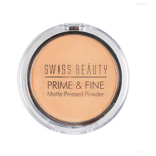 Swiss Beauty Matte Pressed Powder - 4 - Natural Beige - (8 g)