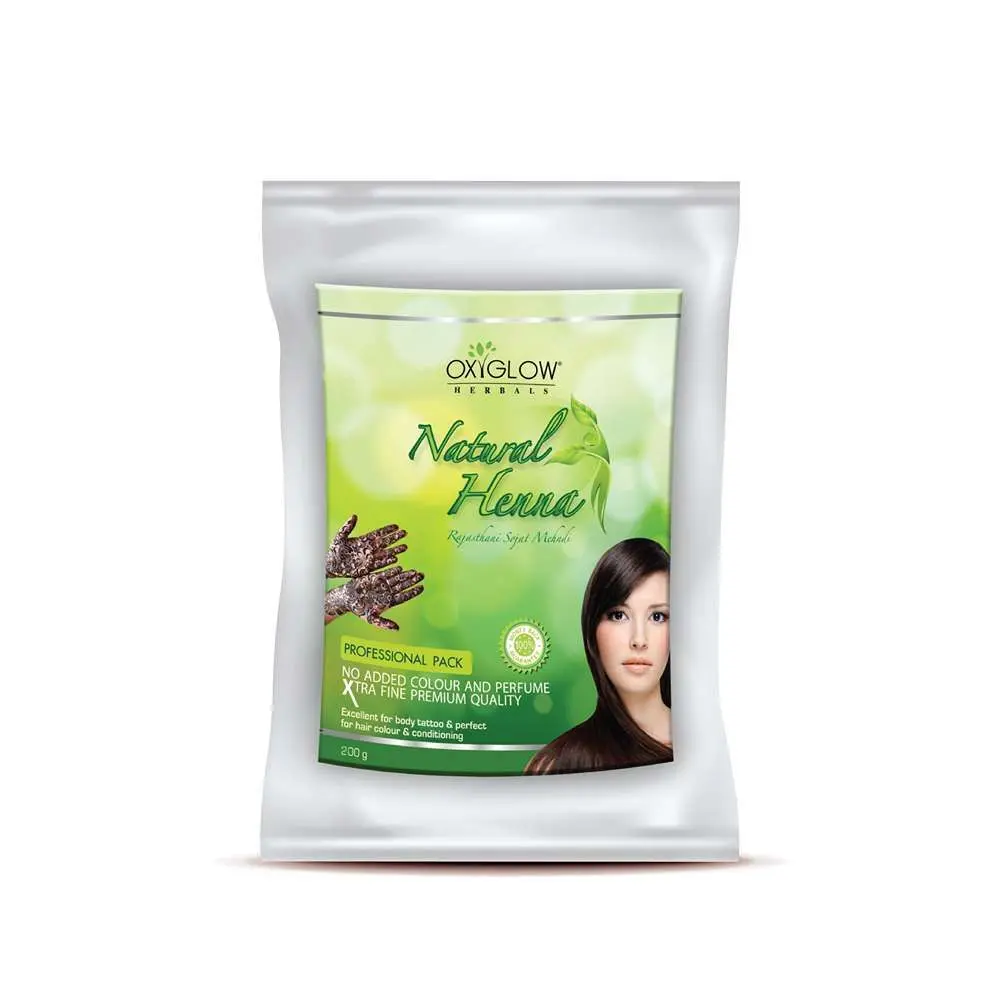 OxyGlow Herbals Natural Henn Menhdi 200 Gram